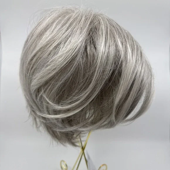 Gabor Essentials Heat-Friendly Whirl Wig Light Grey New In Box Made In Japan - Picture 3 of 9